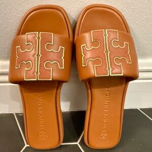 Tory Burch Double T Sport Slide